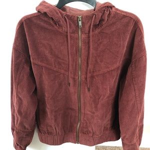 AE Women’s Corduroy Bomber Hoodie S